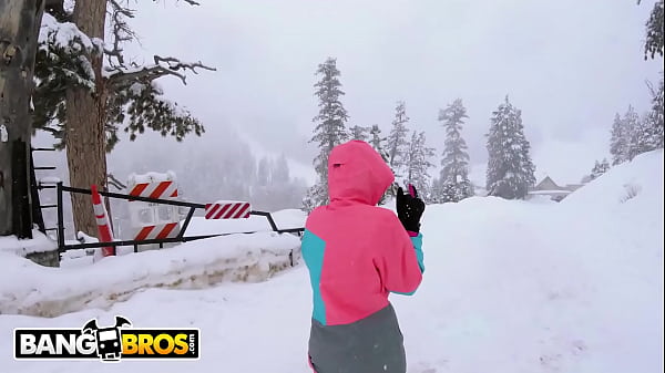 BANGBROS - Does Amia Miley Wanna Build A Snowmannnnn? Yes. And She Wants To Bounce Her Big Ass On Cock, Too!