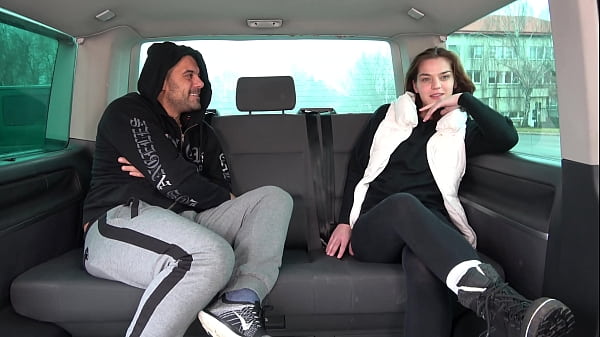 Hairy Slut Jumps in the Take Van to Deepthroat ...