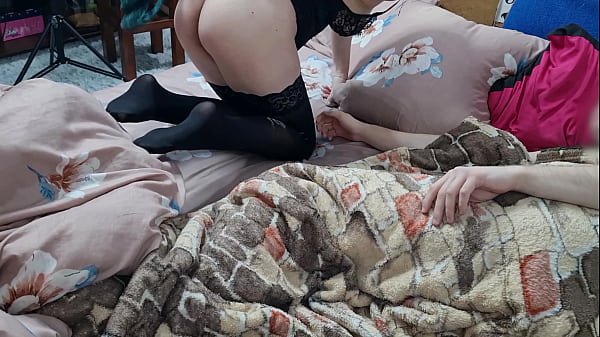 Download Video - Hot wife talking to her husband and taking her friend's cock 1 part