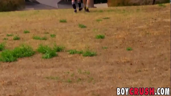 Download Video - Young twink playing ball before swallowing and wanking dick