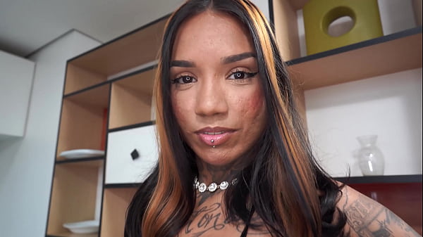 Nick Niquita, Brazilian amazonian Indian cutie, cums while fucked by huge monster cock (Anal, 0% pussy, real female orgasm, balls deep, ATM, great body) OB512