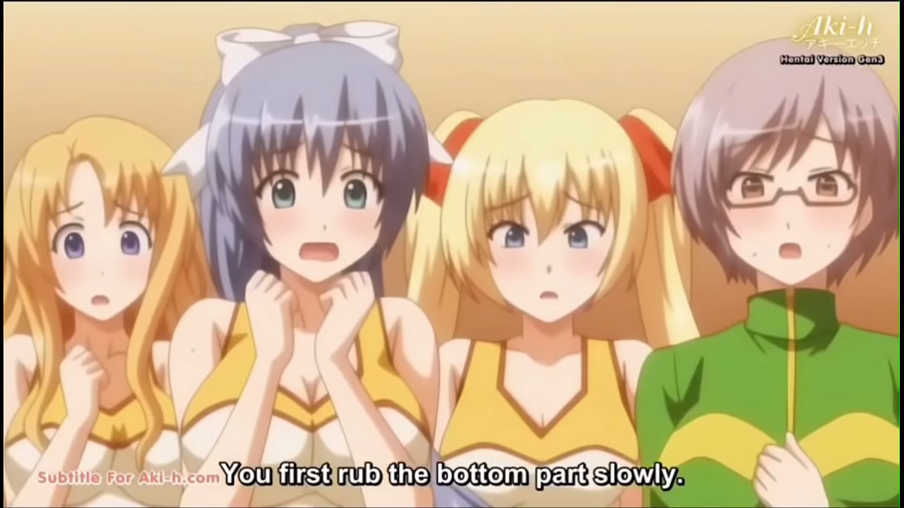 Cheerleader coach shows how to give a boobjob demosaic hentai