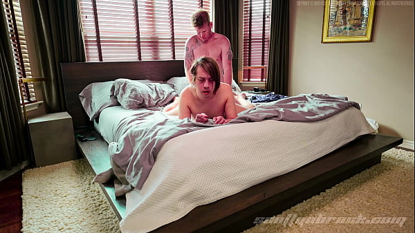 Brock Edges his Throbbing Cock inside Femboy Sc...