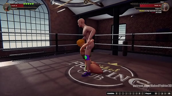 Karen Krash VS Nick (Naked Fighter 3D)