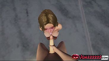 Sexy Redhead Rose 3D Hentai Rule34 - Intense Handjob Stroking Big Dick, Close-Up Frenulum Licking Fetish, Deepthroat Throat Fuck Ending in Thick Cumshot Uncensored Animation