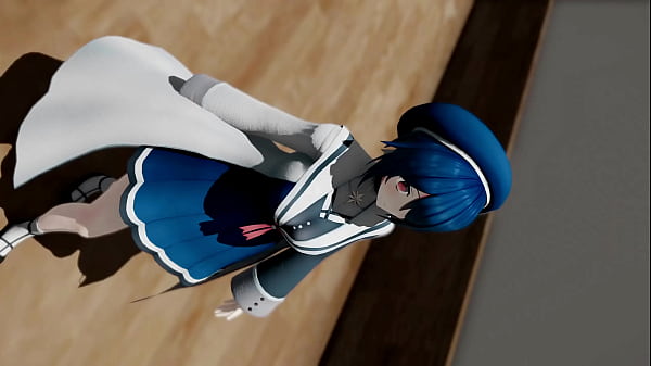 Time Stop Hentai Otdmtmk Vtuber Aogr Undress Sex School Corridor Mmd 3D Blue Hair (CLIP)