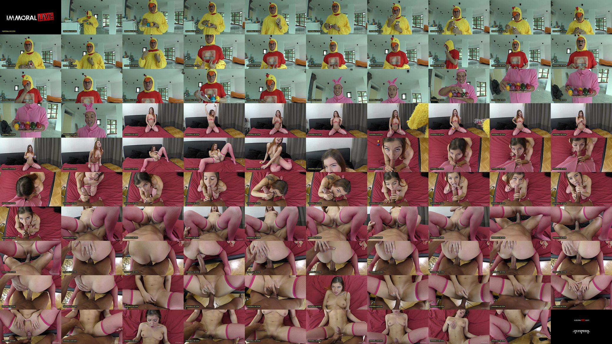 Fit Teen Gets Hammered by the Pink Bunny in a Wild Easter Tale! 预览图
