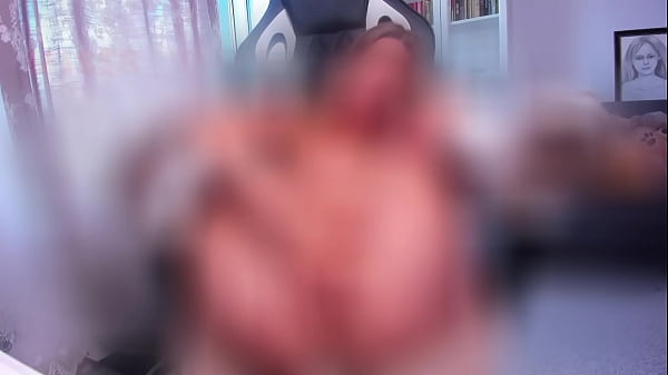 Finger masturbation on a chair, foot fetish