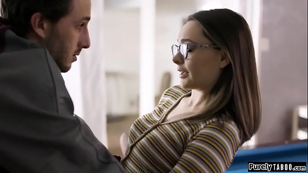 Nerdy school reporter is fucked by jock