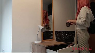 Step-Mom Catches Me Flashing My Dick while Doing Chores