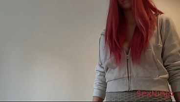 Step-Mom Catches Me Flashing My Dick while Doing Chores