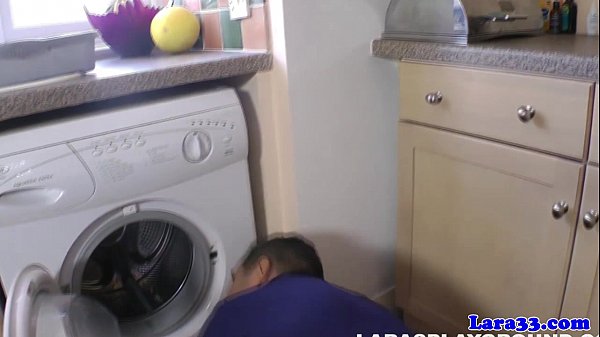 Download Video - Milf facialized after draining plumbers pump