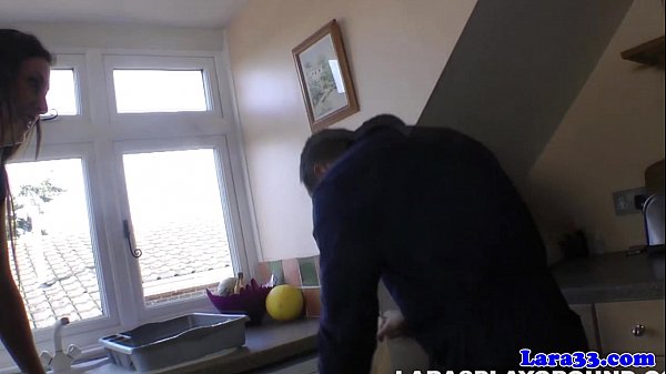 Milf facialized after draining plumbers pump