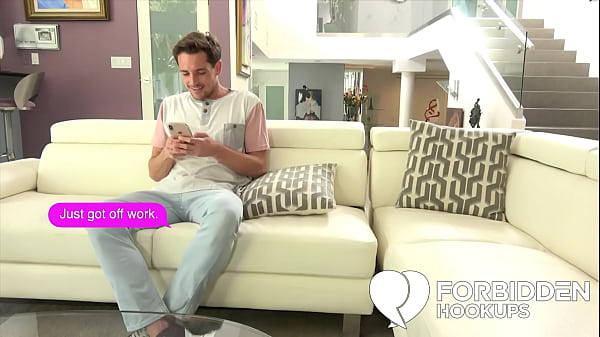 A food delivery turns into step-siblings banging
