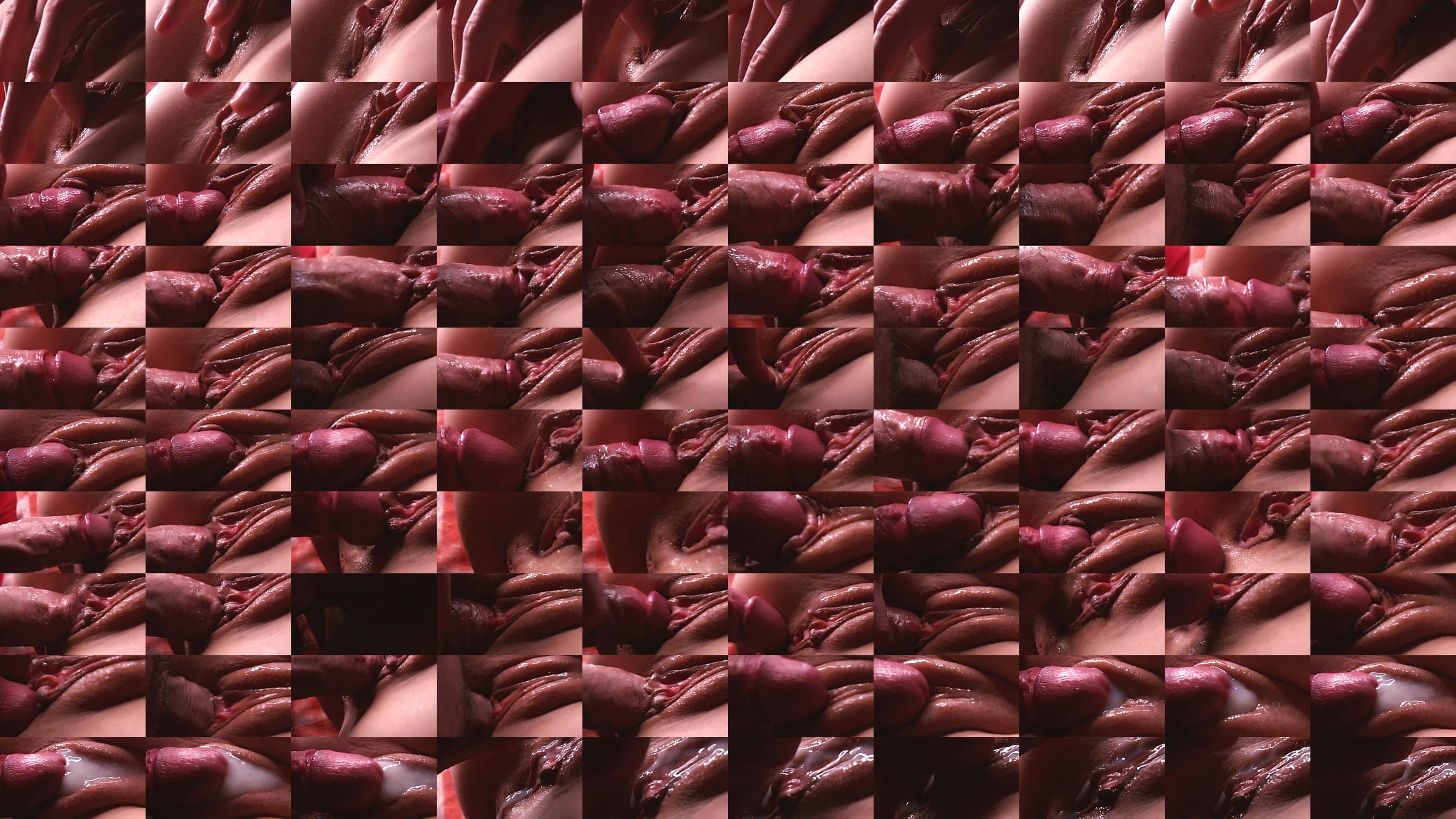 Slow-mo. Extremely close-up. Finished in between her pussy lips 预览图