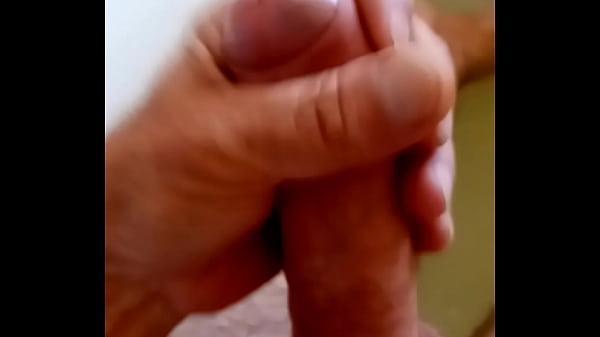 Wanking and cum shot in bath