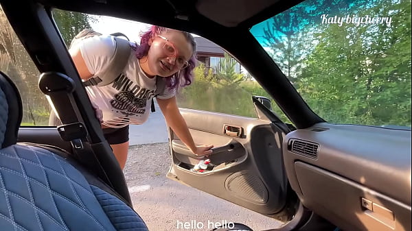 The poor girl was dumped by a guy and I gave her a ride on my dick