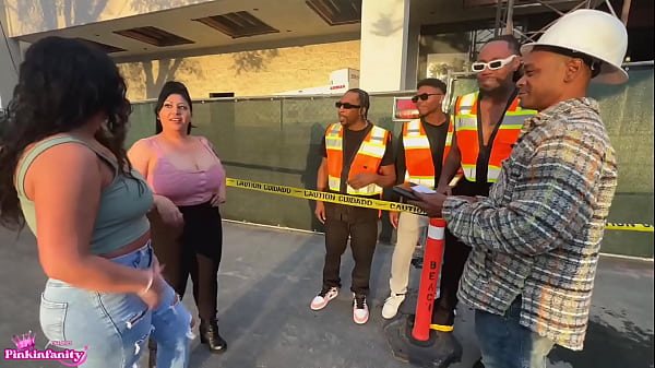 Naughty latina sluts invite the construction crew over for some hardcore labor To be cont after you get off work today...