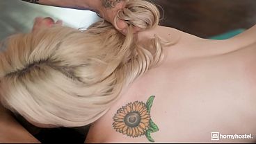 Hot Yoga Girl Uses Guy To Stretch Her Ass And Pussy part 10