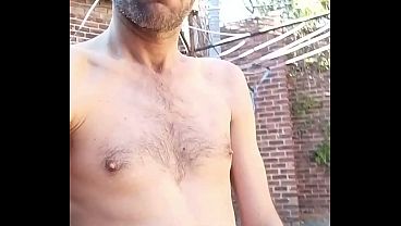 Pissing outside