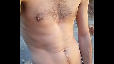 Pissing outside