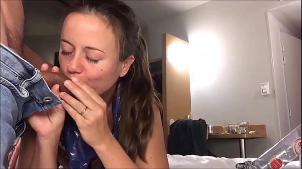 Amoul Solo, 959 - French Whore in Sexy Satin Outfit (Striped Pants and Thong) - Cock Licking, Big Fuck, Ass Eating, POV