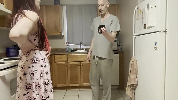 Download Video - step dad catches step daughter out late drinking&comma; he wont tell step mom if she lets him fuck both her holes