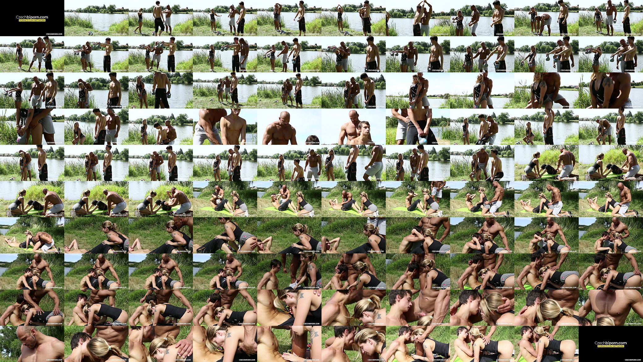 Outdoor workout turned threesome 预览图