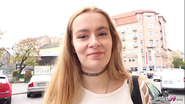 German scout natural tits teen scyley talk to sex at real street casting