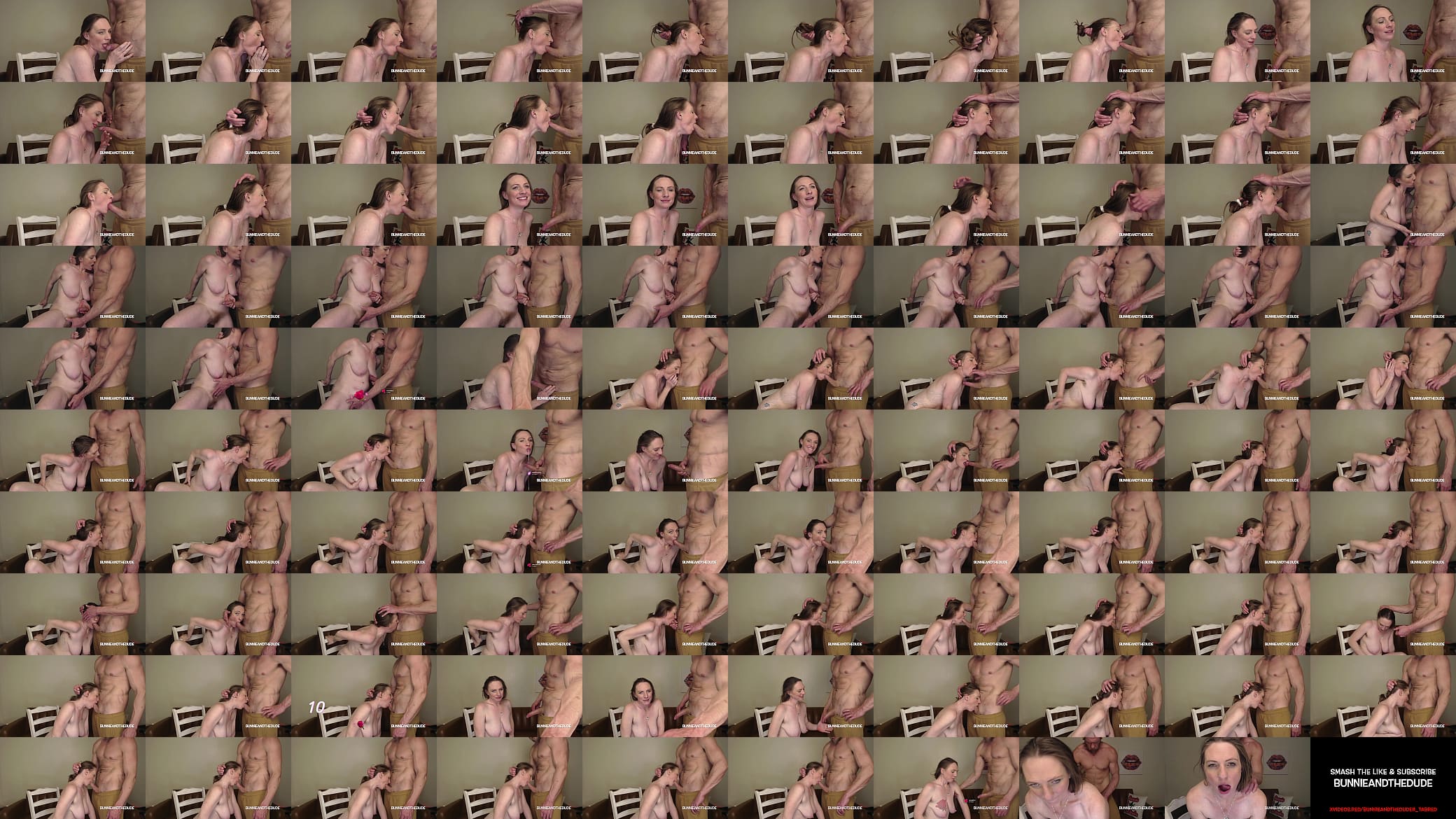MAKE BIG COCK GROW IN HER MOUTH DEEPTHROAT - BunnieAndTheDude 预览图