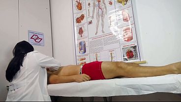 Unexpected erection in front of nurse leaves patient speechless.
