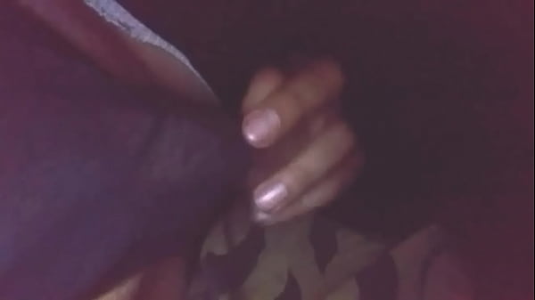 Showing off in lace panties