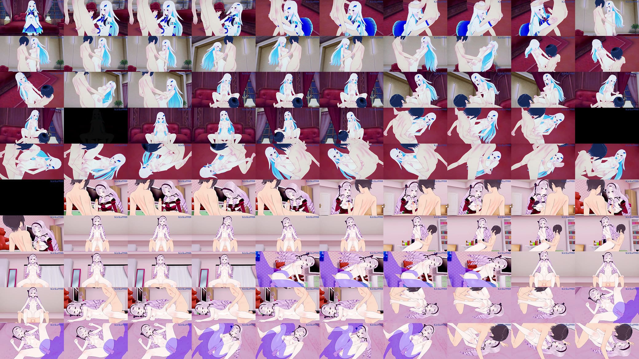 Lize Helesta and Hyakumantenbara Salome intense sex. - Nijisanji VTuber Hentai 预览图