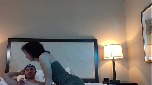 Hot Petite Woman with Big Ass Sucks Cock