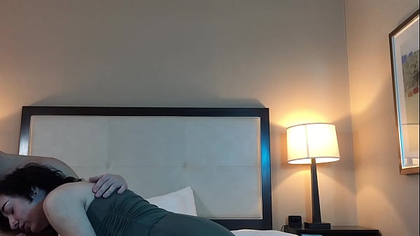 Hot Petite Woman with Big Ass Sucks Cock