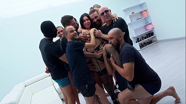 Bts from First time Arish Lamborghini, 14 loads, Cum in Mouth, Bukkake, 5on1, BBC, DAP, Swallow