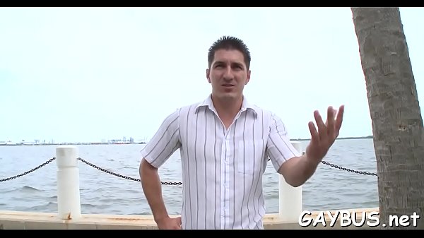 Hungry gay dude is thrusting deeply into dude's...