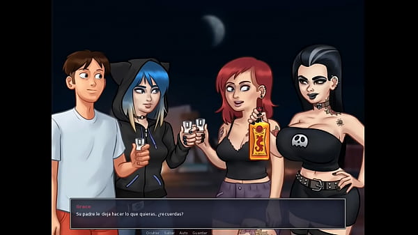 Download Video - Summertime Saga Cap 52 - jugando verdad o reto con 3 chicas sexys