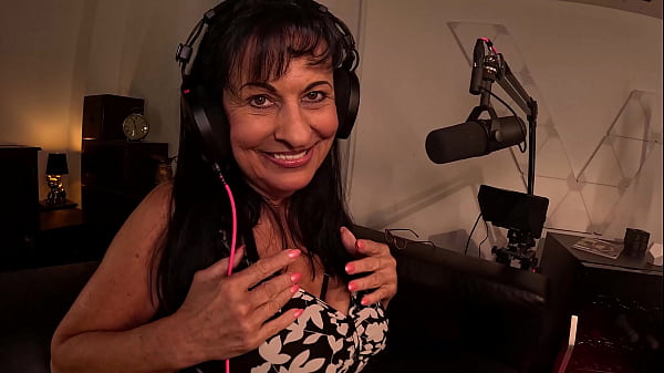 Horny secret masturbation in the recording studio