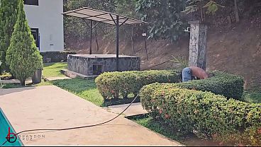 My busty boss and her big-bootied friend swallow my cock in an outdoor threesome - Brandon Cruz, Mariana Martix & Andrea Castro