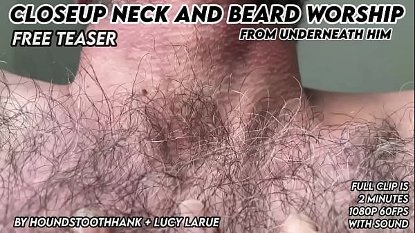 Deep Throat Beard Worship: Close-Up Neck Pleasure