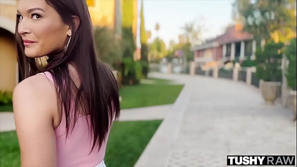 Download Video - TUSHYRAW Tight and lean hottie Katrina gapes wide open