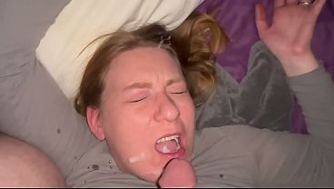 Deep throat Queen sucks dick like a pro
