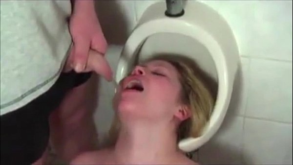 Fat bitch swallow pee