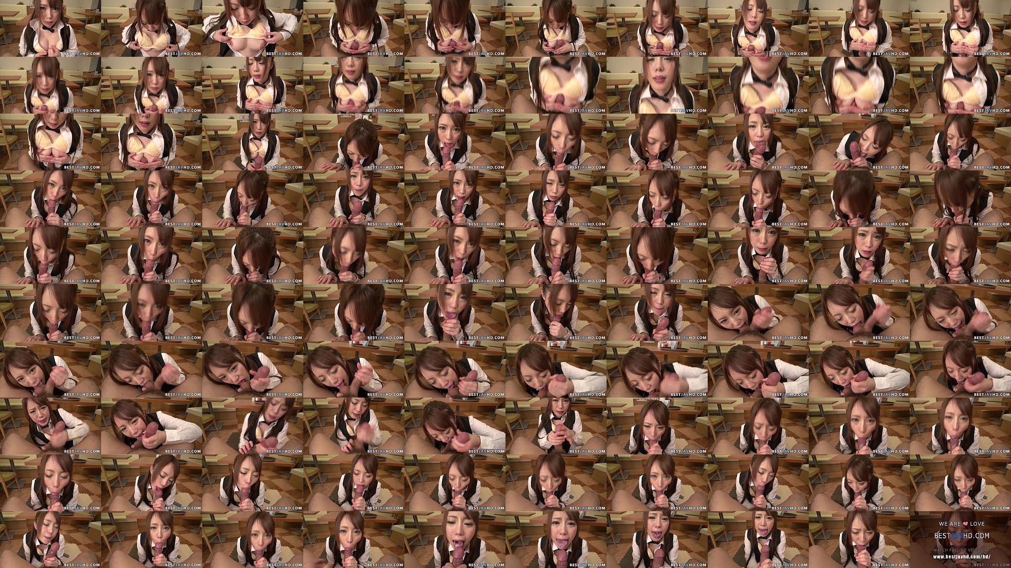 Rino Sakuragi, the mischievous Japanese female with a craving for cock, fellates this stud&#039;s feast- JAV XXX! 预览图