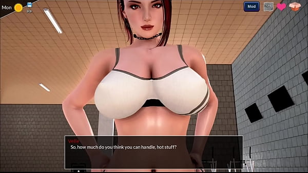 2 - Mythic Manor - Sneaking into ladies bathroom in the gym (dubbing)