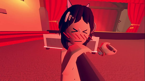 20 years old cat girl in rec room VR [ SEX DANCE ]