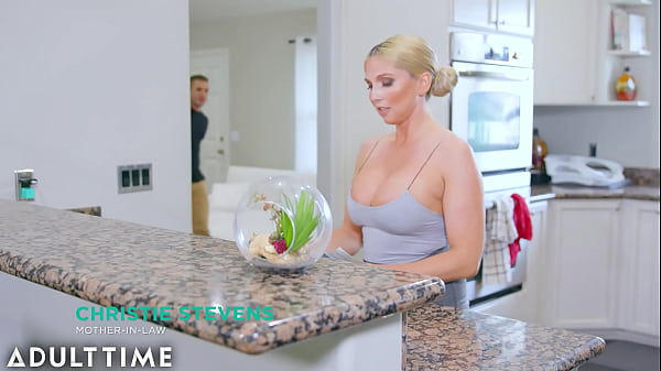 Download Video - ADULT TIME - Christie Stevens Uses NURU Gel To Slide Son-In-Law's Cock Inside Her MILF Pussy