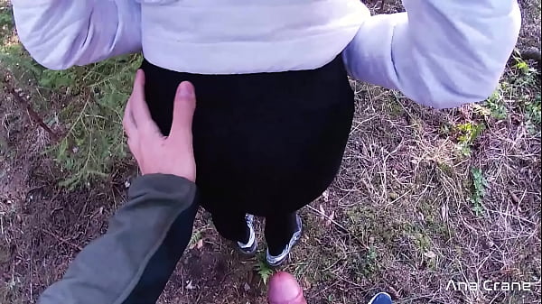Classmate make Blowjob and Anal Fucking in the Wood until Creampie