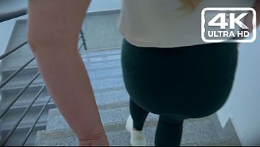 Big Ass Blonde picked me up in Elevator and gets fucked in Stairwell - was it too loud?